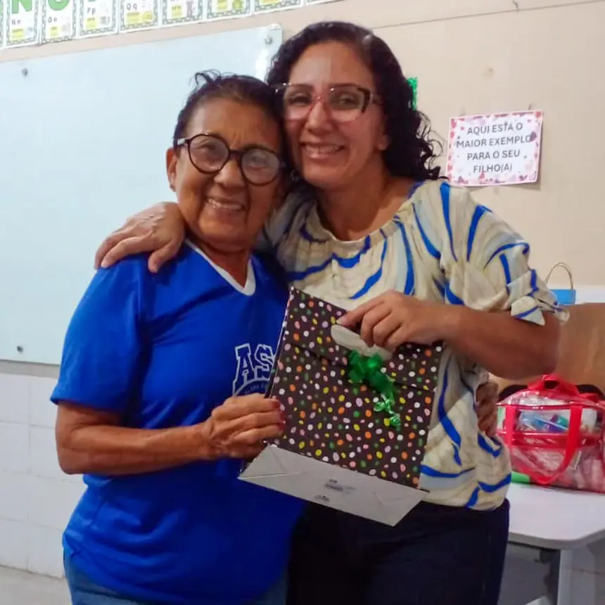 Maria Odete Ruivo, 72 anos, aluna da Escola Estadual Américo Souza de Oliveira