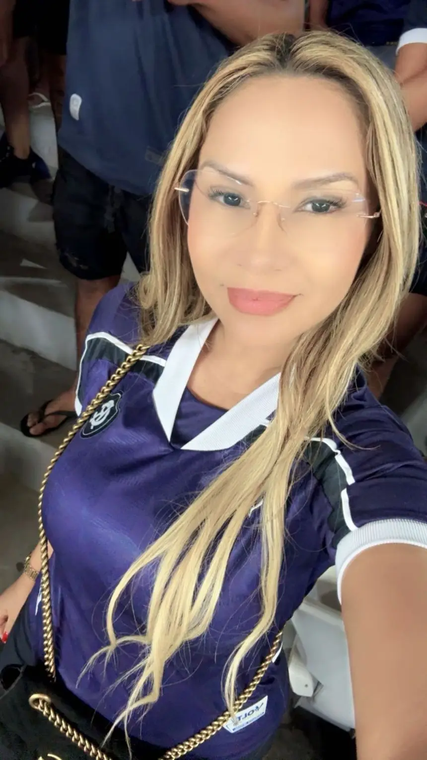 A empresária torcedora do Remo, Elaine Bronze