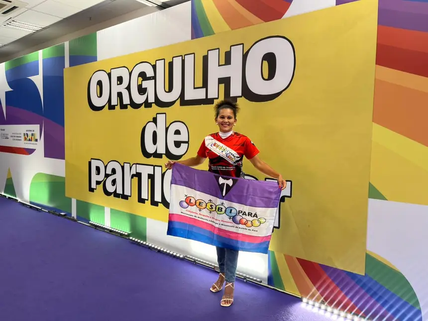 delegada Iracema Moraes, representante da sociedade civil pelo movimento LESBIPARÁ
