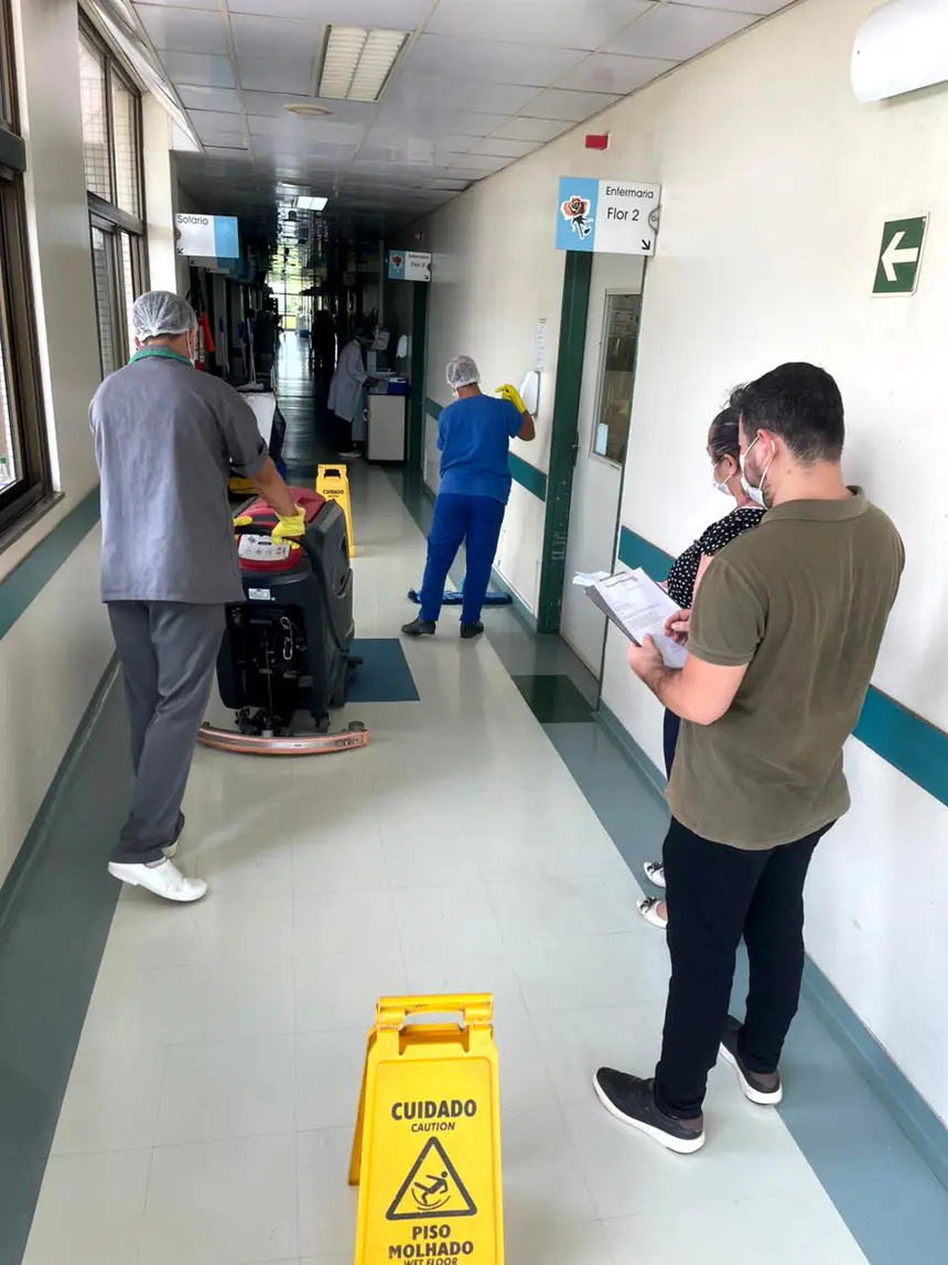 Gestão de limpeza do HRBA é destaque nacional