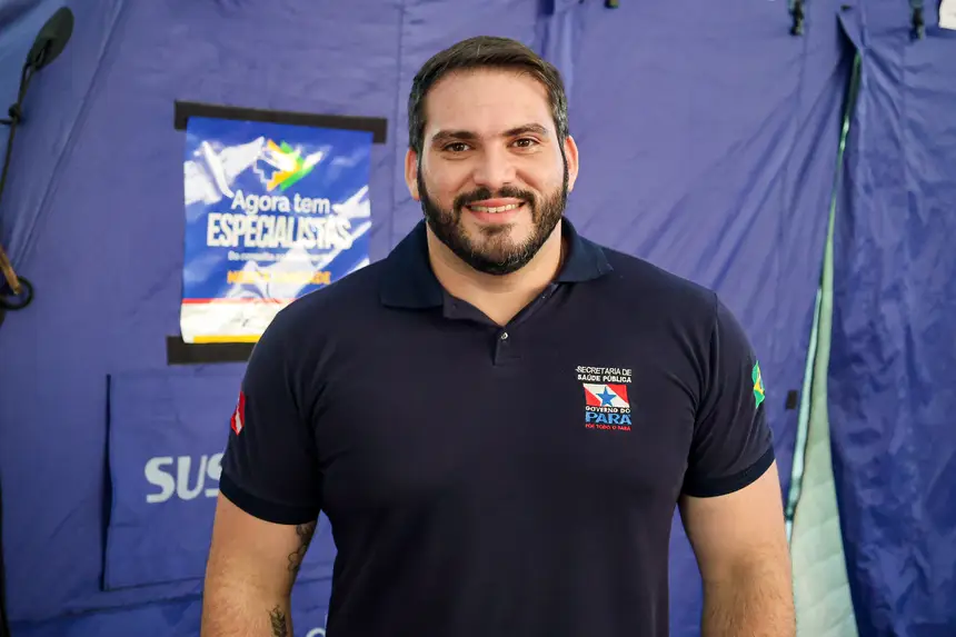 Guilherme Mesquita  - Diretor de Desenvolvimento e Auditoria dos Serviços da Sespa <div class='credito_fotos'>Foto: Bruno Cecim / Ag.Pará   |   <a href='/midias/2025/originais/20251107181307-GF00025411-F00464144.jpg' download><i class='fa-solid fa-download'></i> Download</a></div>