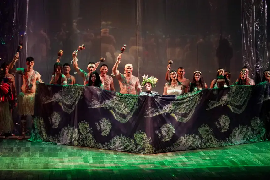 Espetáculo é inspirado em texto de Antônio Gonçalves Dias, poeta, dramaturgo e etnólogo brasileiro