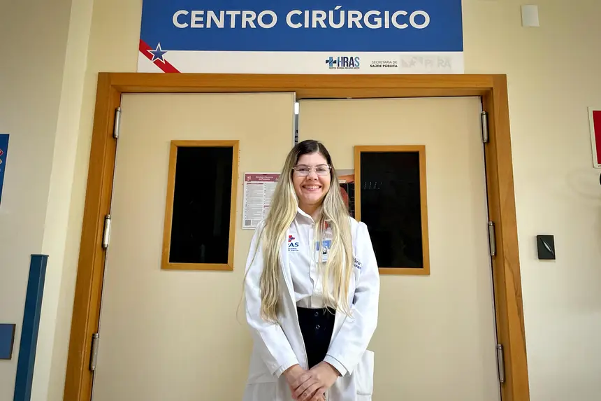 Vera Nunes destaca que o cuidado humanizado é parte essencial da rotina cirúrgica no Abelardo Santos - Foto Diego Monteiro