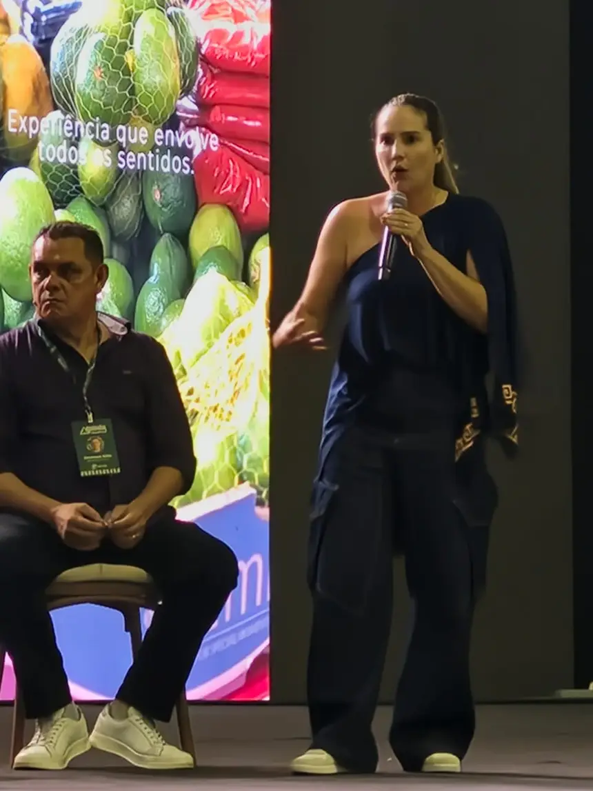 A primeira-dama de Altamira, Paula Abucater