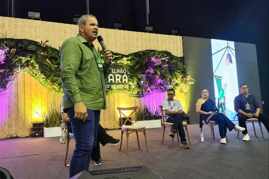 O prefeito de Santana do Araguaia, Eduardo Conti