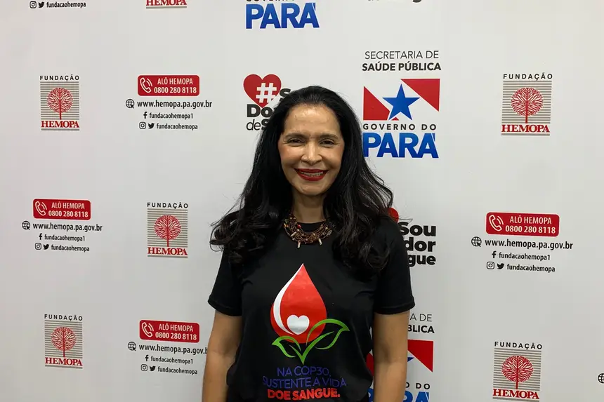 Iê Regina Bentes Fernandes — médica hematologista do HRAS, HJB e Hemopa Valoriza o alcance do trabalho do Hemopa no estado.