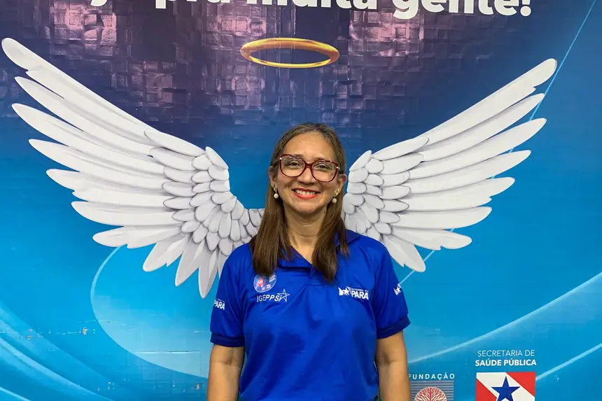 Vanelza Marques — psicóloga do Igepps Reforça o compromisso do servidor público.