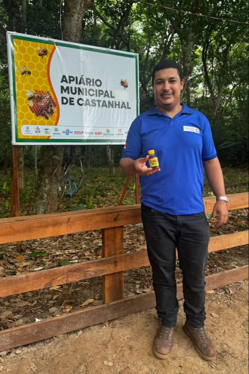 O coordenador da Copan. Andrio de Andrade,  destaca o trabalho integrado da Sedap junto aos municípios para fortalecer a cadeia do mel