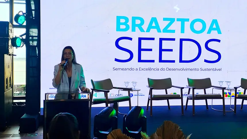 A especialista em Bioeconomia e Economia Verde, Carla Hoffmann 