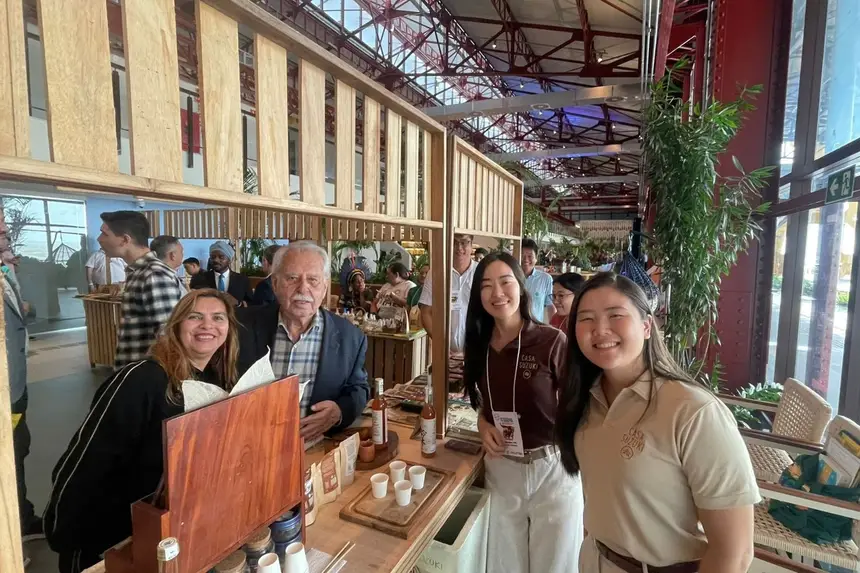 Estandes de produtos da sociobiodiversidade