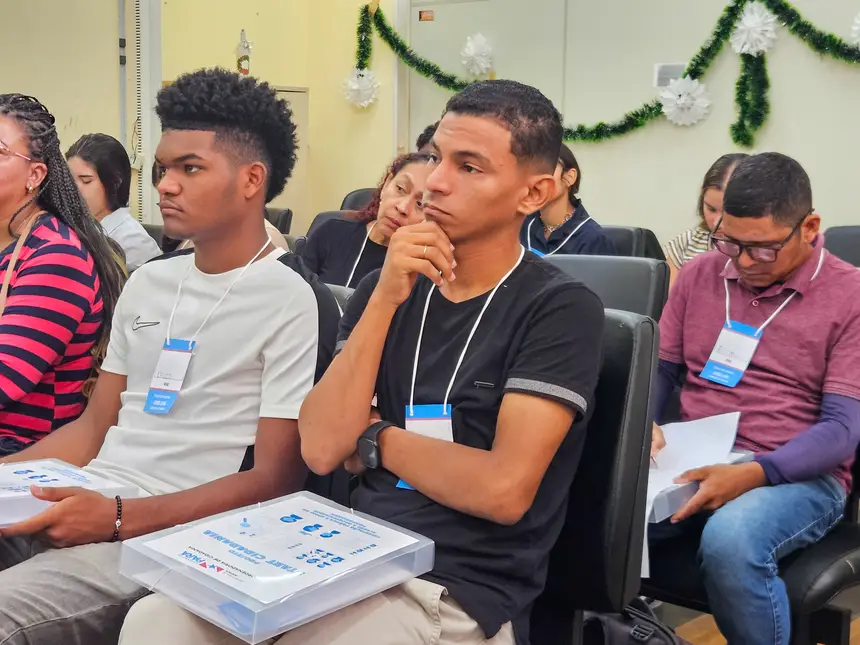 Entre os participantes estavam jovens buscando ingressar no mercado de trabalho