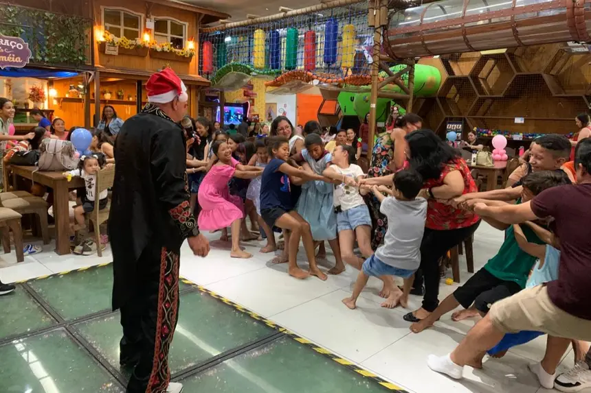 O evento ocorreu no Colméia Park e Buffet Infantil, em Belém.