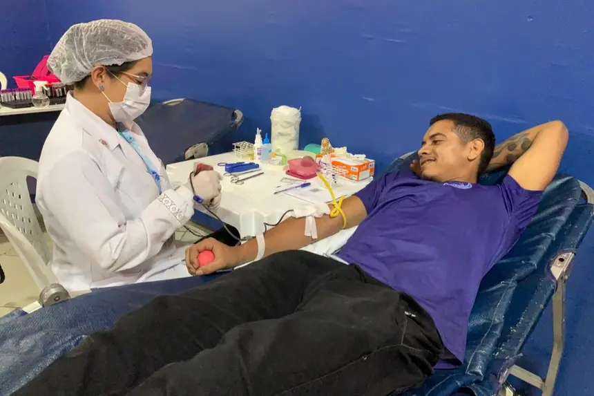 A parceria destacou a doação de sangue como um gesto simples que salva vidas.
