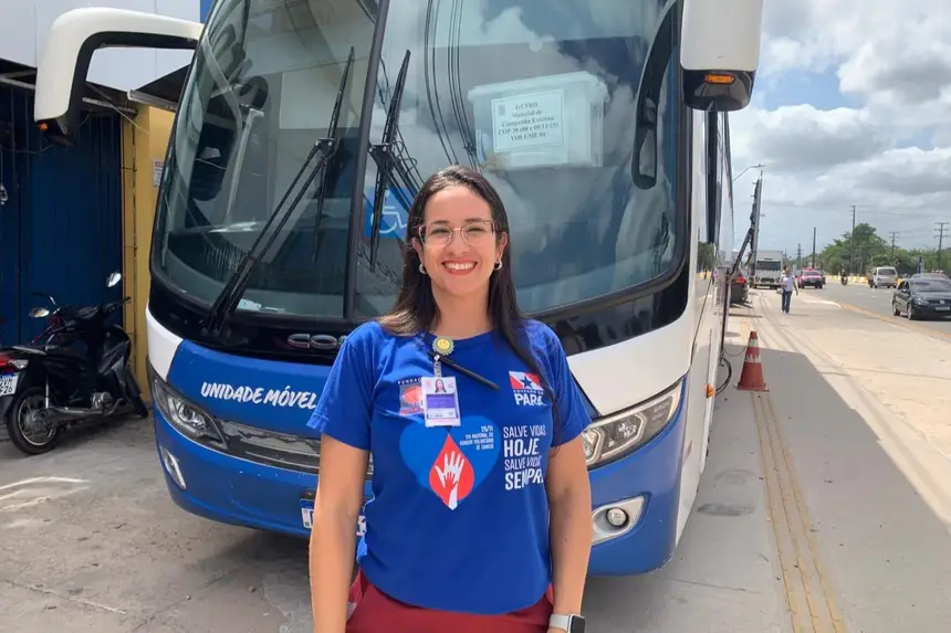 Lorene Mota — Assistente social do Hemopa Destacou a importância de reforçar os estoques de sangue no período natalino.