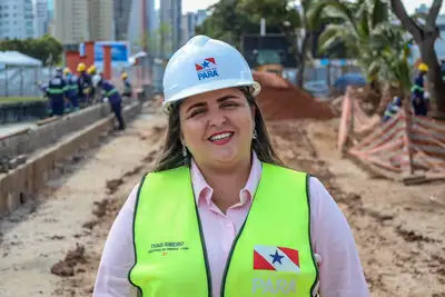 galeria: Fotografia boneco dia das mulheres + Estação de Tratamento do Una ,Nova Doca, engenheira Thaís Ribeiro