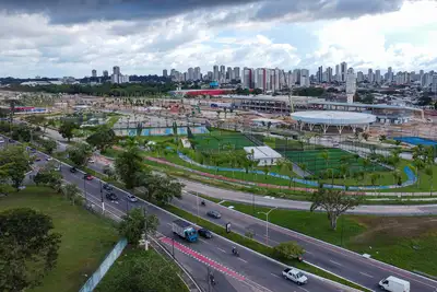 galeria: Avanço das obras do Parque da Cidade - Drone