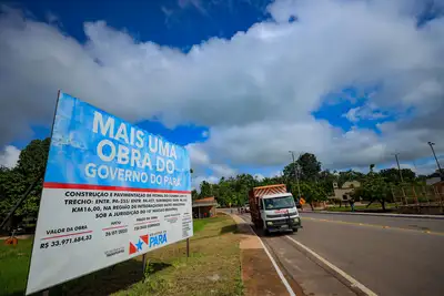galeria: Agenda Governador Helder Barbalho • Alenquer: Construção e pavimentação da vicinal do Cuamba