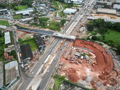 galeria: Atualização obras viaduto BR com a Independência