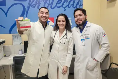 notícia: Medicação disponível no PSRM salva vida de paciente com Acidente Vascular Isquêmico com Ictus 