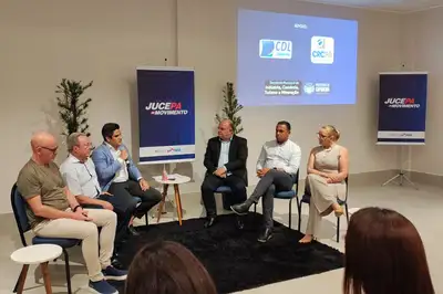 notícia: Município de Capanema recebe Seminário 'Jucepa em Movimento' e assina termo de cooperação técnica para integração à Redesim