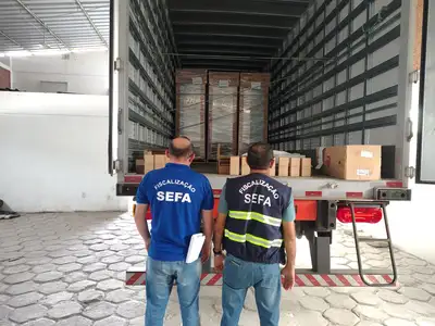 notícia: Secretaria da Fazenda (Sefa) apreende 115 celulares subfaturados em Cachoeira do Piriá