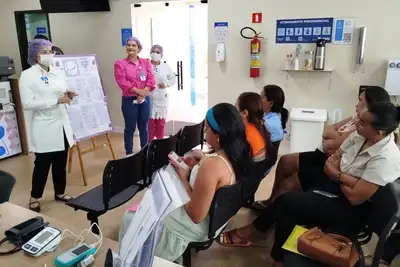 notícia: Hospital Regional de Marabá promove ação de conscientização sobre câncer do colo do útero