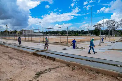 notícia: Com 90% das obras executadas, Complexo Esportivo do Novo Mangueirão reforçará o esporte como transformação social