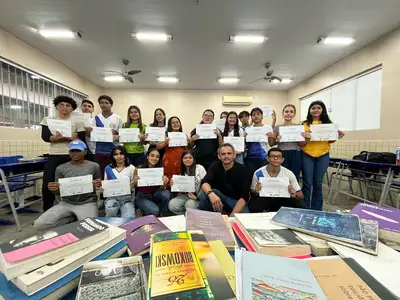 notícia: Fundação Cultural do Pará promove curso de aperfeiçoamento em escrita literária em Vigia