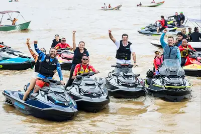 notícia: Mais uma edição do Festival Surf na Pororoca atrai atletas e turistas a São Domingos do Capim