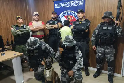 notícia: Agentes da Base Fluvial 'Candiru' cumprem mandado de prisão expedido pela Justiça do Maranhão