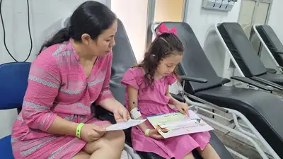 notícia: 'Certificado de Coragem' incentiva crianças a realizarem exames na Santa Casa