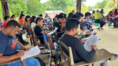 notícia: Governo do Pará promove consulta prévia sobre a Lei de Educação Escolar Indígena em Jacareacanga