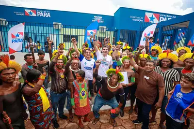 notícia: Governo do Pará entrega unidade do ‘Creches por Todo o Pará’ em Cumaru do Norte 
