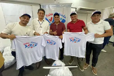 notícia:  Sedap repassa material de trabalho aos municípios que participarão da Feira do Pescado 2025