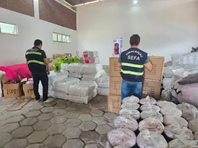 notícia: Sefa apreende mercadorias avaliadas em R$ 58 mil em Cachoeira do Piriá, nordeste estadual