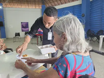 notícia: Ação cultural do CIIR leva bem-estar e diversão para idosos acolhidos em abrigo estadual
