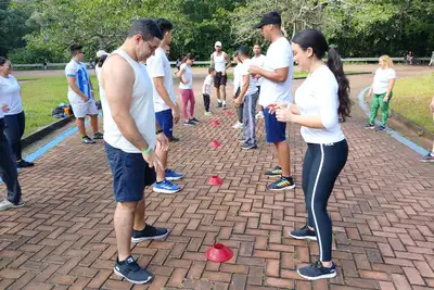 notícia: Hospital Jean Bitar promove caminhada pelo Abril Verde no Parque do Utinga