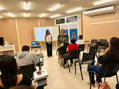 notícia: Rodas de conversa nas UsiPaz abordam violência contra a mulher