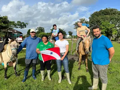 notícia: Ação ambiental leva entrega de mudas e reforça potencial ecoturístico na comunidade do Araraquara, em Soure