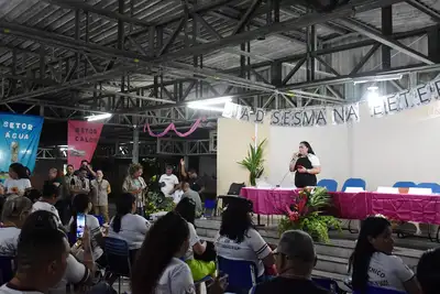 notícia: 'DIA D SESMA na EETEPA' promove conscientização sobre endemias amazônicas para estudantes de cursos técnicos