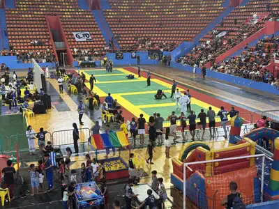 notícia: Copa Kids BJJ tem entrega de ovos da Páscoa e guloseima na Arena Mangueirinho 