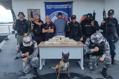 notícia: Mais de 10 kg de drogas são apreendidas com ajuda de cão farejador da PM de Santarém