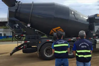notícia: Sefa apreende em São Geraldo do Araguaia betoneira avaliada em R$ 146 mil