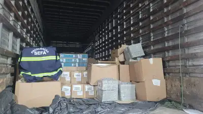 notícia: Sefa apreende caminhão e equipamentos eletrônicos no nordeste do Pará