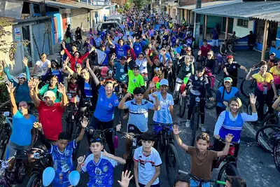 notícia: Unidade ParáPaz de Mocajuba promove mobilização pelo autismo