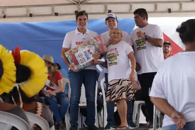 notícia: Estado leva ajuda humanitária a mais de 600 famílias afetadas pelas chuvas em Bannach
