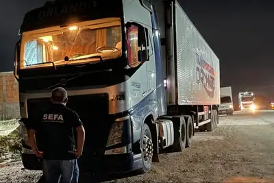 notícia: Secretaria de Estado da Fazenda (Sefa) apreende 29 toneladas de carne bovina