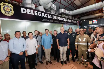 notícia: Governo do Pará entrega Delegacia de Proteção ao Turista e armamentos para a Polícia Civil em Belém