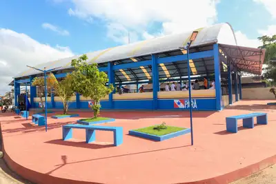 notícia: Governo do Estado investe na construção de praças, ginásios e complexos esportivos no Pará