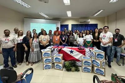 notícia: FCP encerra semana de Encontros com mais de 38 mil livros entregues nas regiões de integração Araguaia e Carajás 